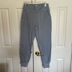 Blue athletic joggers